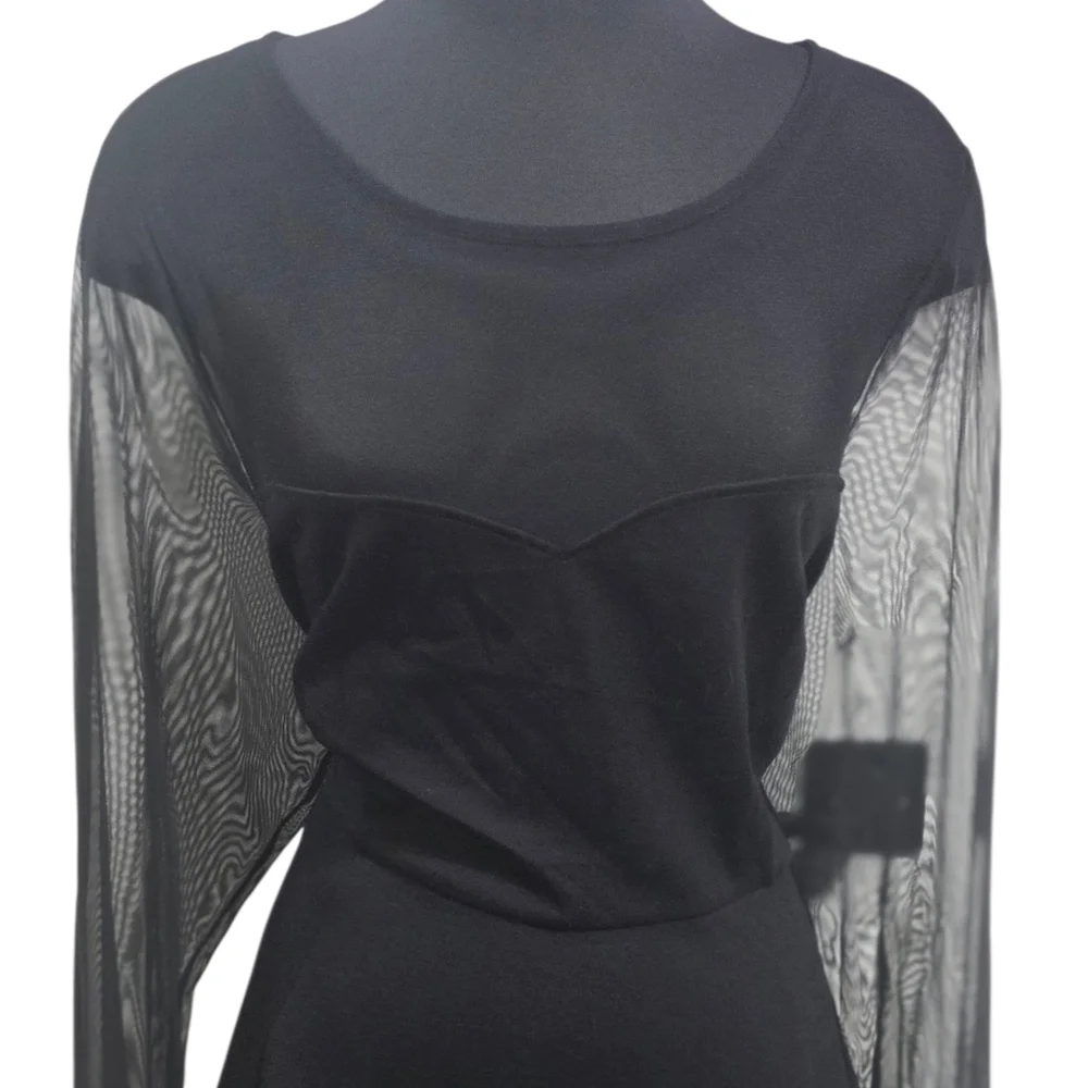 black ponte skater dress Swamp Life Dress Plus Size Zip-Front Ponte Skater Dress 5XL / Black